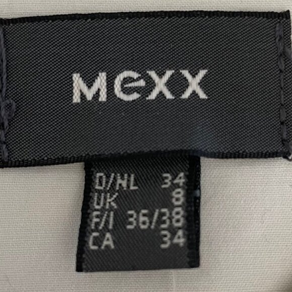 Mexx Neutral Sleeveless Lined Cotton Fitted Sheath Dress Cream Sz 34 NWT - Picture 6 of 16